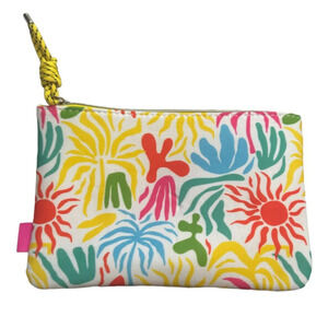 IPSY Multicolor Makeup Bag Spring Summer Bright Floral